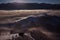 Dramatic sky clouds over the valley