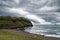 Dramatic sky and coastline on Jeju Island