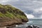 Dramatic sky and coastline on Jeju Island