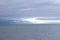 Dramatic sky over cold Baltic Sea