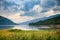 Dramatic sky over Loch Long Argyll and Bute Scotland UK