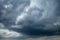 Dramatic sky with plumbeous stratocumulus clouds, occasionally called a cumulostratus