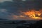 Dramatic Skyes at Ares Estuary Galicia Spain