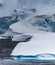Dramatic snow formations of Danco Island near the Antarctic peninsula