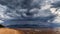 Dramatic Storm Clouds over sea