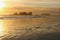 Dramatic Stormy Sunset at South Chesterman Beach, Tofino, Vancouver Island, British Columbia, Canada