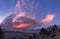 Dramatic Sunset Cloud Over Owens Valley