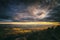 Dramatic Sunset over British Countryside