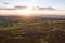 Dramatic Sunset over Scenic Upland in UK