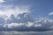 Dramatic thunderstorm clouds