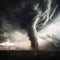 Dramatic Tornado Formation: Natures Power Unleashed