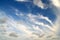 Dramatic view of Cirrus clouds