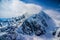 Dramatic View of the Peak of Snowy Mount McKinley, Alaska.