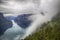 Dramatic view to Sognefjord in Norway