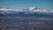 Dramatic views of Mt. Illmani and the mountains of Bolivia`s Cordillera Real range. El Alto, La Paz