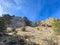 Dramatic volcanic rock walls of Smith Rock State Park