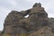 Dramatic Volcanic Rocks Projecting out of the Ground