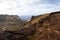 Dramatic Volcano crater near Orongo Easter Island