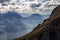 Dramatic weather change on the Swiss Alps