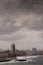 Dramatic weather at cuban Malecon, Havana, Cuba