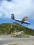 Dramatic Winair plane landing at St Barth airport