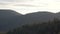 Dramatic Zoom in of Nantahala National Forest