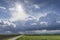 Dramzic thunderstorm clouds