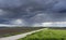 Dramzic thunderstorm clouds