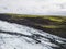 Drangajokull glacier drone view glacial tongue - Iceland, Europe