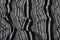 Draped black and white striped fabric texture