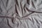 Draped grey viscose fabric from above