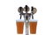 Draught beer dispensers from pressure vessels-