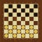 Draughts vector checker board