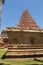 Dravidian styled construction and sculpures of the Brihadisvara Temple in Gangaikonda Cholapuram, india.