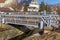 Draw bridge at historic Ludwig Danube Main Canal in Kelheim