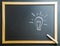 Draw Lamp Idea on Blackboard2