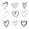 Draw Your Love. It`s Perfect. Vector Icon Set