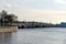 Drawbridge across the Neva River in St. Petersburg