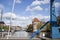 Drawbridge in the center of historic Zwolle