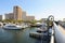 Drawbridge in intercoastal in South Florida