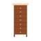 Drawer brown box style equipment retro with shelf. Apartment contemporary simple wooden furniture