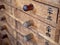 Drawers with prayers at Senso-ji temple, Tokyo, Japan