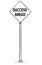 Drawing of Arrow Traffic Sign with Success Ahead Text