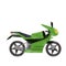 drawing green motorcycle transport image