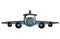 Drawing jet airplane private transport front view