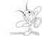 Drawing of a Pensive Walking Beetle