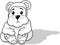 Drawing of a Sitting Plush Teddy Bear