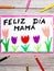 drawing - Spanish Mother`s Day card