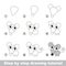 Drawing tutorial. How to draw a Little Mouse