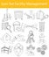 Drawn Doodle Lined Icon Set Facility Management I